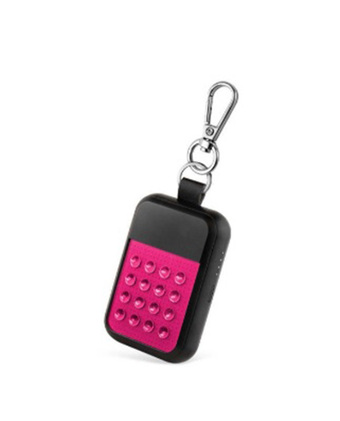 Tiendas EFE Llavero cargador inalámbrico de 1.000 mah keywi one usbepower - neon pink oferta