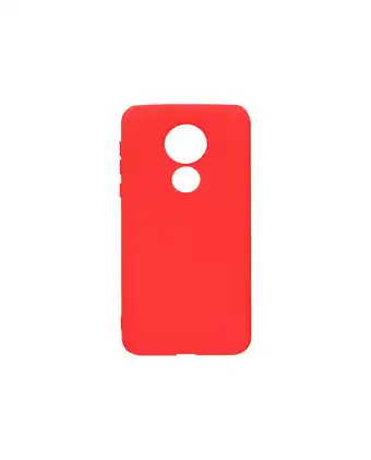 Tiendas EFE Case siliconado motorola g7 power - rojo oferta