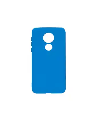 Tiendas EFE Case siliconado motorola g7 power - azul oferta