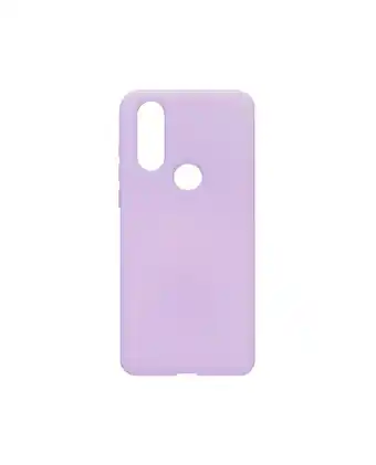 Tiendas EFE Case siliconado motorola one action - lila oferta