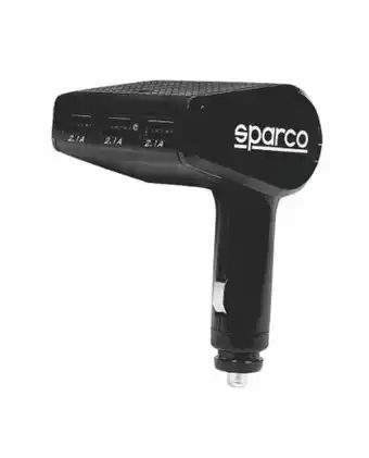 Tiendas EFE Cargador usbx3 6.3a + socket 12v sparco oferta