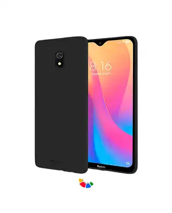 Tiendas EFE Funda/case para xiaomi redmi 8a soft feeling - negro oferta