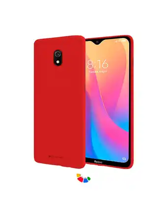 Tiendas EFE Funda/case para xiaomi redmi 8a soft feeling - rojo oferta