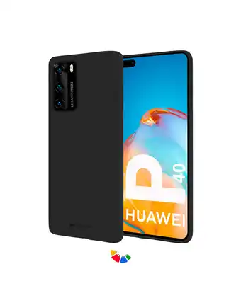 Tiendas EFE Funda/case para huawei p40 soft feeling goospery - negro oferta