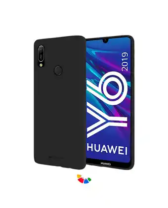Tiendas EFE Funda/case para huawei y6 2019 soft feeling goospery - negro oferta