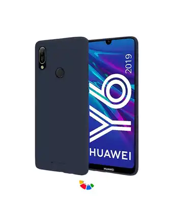 Tiendas EFE Funda/case para huawei y6 2019 soft feeling goospery - azul oferta