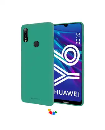 Tiendas EFE Funda/case para huawei y6 2019 soft feeling goospery - verde oferta