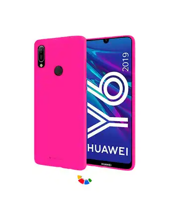 Tiendas EFE Funda/case para huawei y6 2019 soft feeling - fucsia oferta
