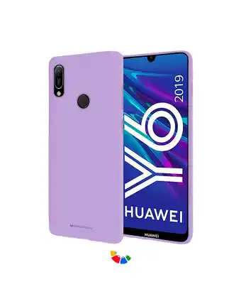 Tiendas EFE Funda/case para huawei y6 2019 soft feeling goospery - lila oferta