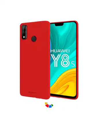 Tiendas EFE Funda/case para huawei y8s soft feeling goospery - rojo oferta