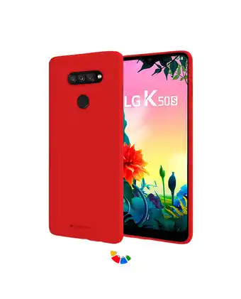 Tiendas EFE Funda/case for lg k50s soft feeling goospery original - rojo oferta