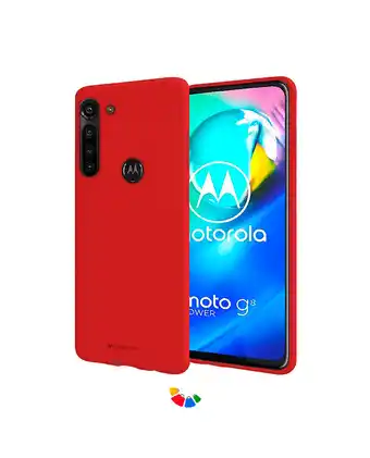 Tiendas EFE Funda/case para motorola g8 power soft feeling - rojo oferta