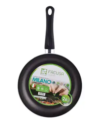 Tiendas EFE Sartén facusa milano 26cm + espátula nylon n°7 oferta
