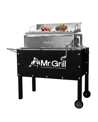 Tiendas EFE Caja china mr grill mediana jr premium acero galvanizado + parrilla con regulador de altura niquelada oferta