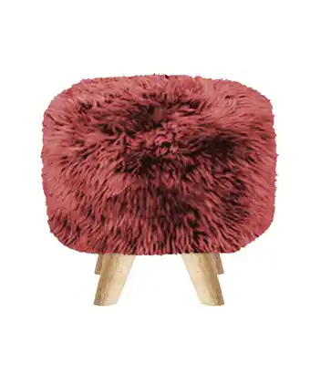 Tiendas EFE Puff home premium georgia guinda oferta