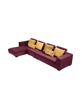 Tiendas EFE Seccional home premium izquierdo sky guinda oferta