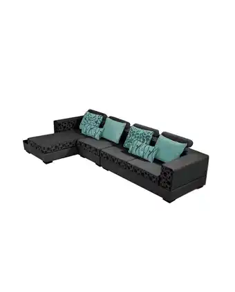 Tiendas EFE Seccional home premium izquierdo sky plomo oscuro oferta