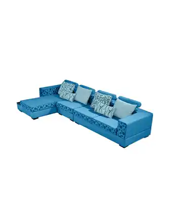 Tiendas EFE Seccional home premium izquierdo sky turquesa oferta