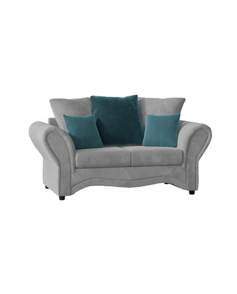 Tiendas EFE Sofá 2 cuerpos home premium lasso gris claro oferta