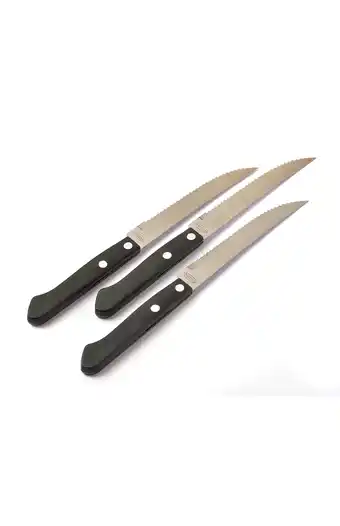 Tiendas EFE Cuchillo de parrilla set 3 pzas oferta