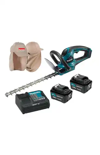 Tiendas EFE Cortasetos makita 350mm 12v cxt (incluye batería x2 4ah/cargador) oferta