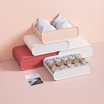 Tiendas EFE Depósito para ropa interior - salmón oscuro oferta