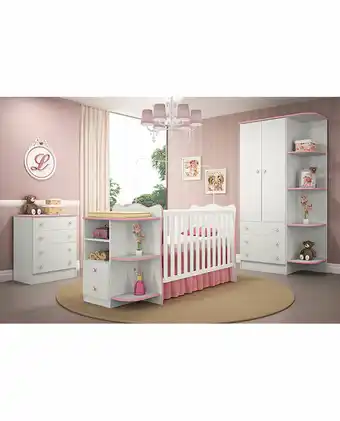 Tiendas EFE Cuna con cambiador casabella cisne 2 cajones oferta