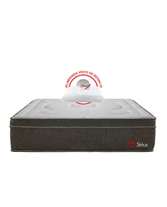 Tiendas EFE Colchón forli sirius 1.5plazas + 1 almohada visco 100% + 1 protector oferta