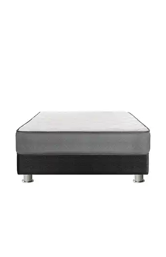 Tiendas EFE Cama americana forli polaris 2 plazas + colchón + 2 almohadas silicona + 1 protector oferta