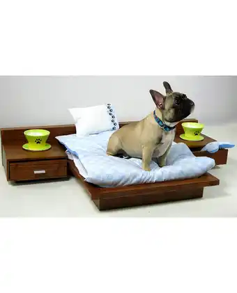 Tiendas EFE Cama para mascota candy con cabecera y cajonera - small oferta