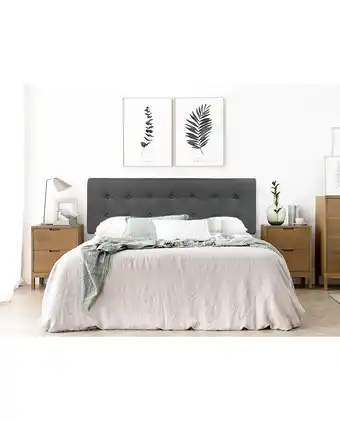 Tiendas EFE Cabecera flotante villa hogar cube 2 plazas - plomo oferta