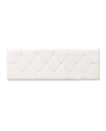 Tiendas EFE Cabecera villa hogar rombo large queen blanco oferta