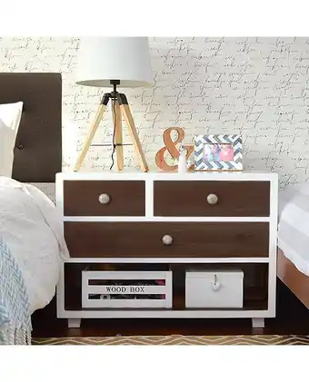 Tiendas EFE Juego de dormitorio villa hogar marilyn cabecera villa hogar 1.5 plazas + velador cómoda oferta