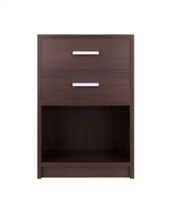 Tiendas EFE Velador villa hogar tego con 2 cajones - villa hogar oferta