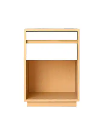Tiendas EFE Velador villa hogar parker con bandeja y 1 cajón - villa hogar oferta