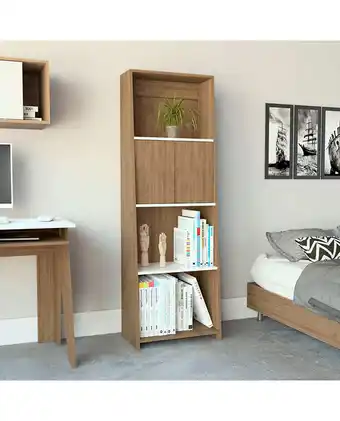 Tiendas EFE Biblioteca note 1,60 - blanco hg / miel oferta