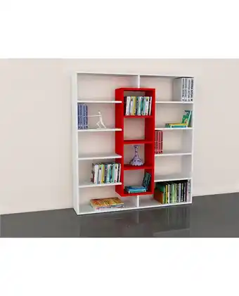 Tiendas EFE Organizador buda con secciones - blanco / rojo oferta