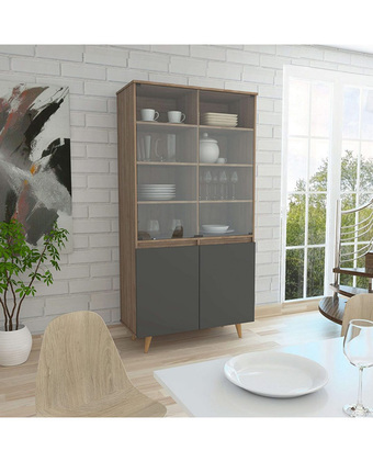 Tiendas EFE Vitrina salem - miel / plomo oferta