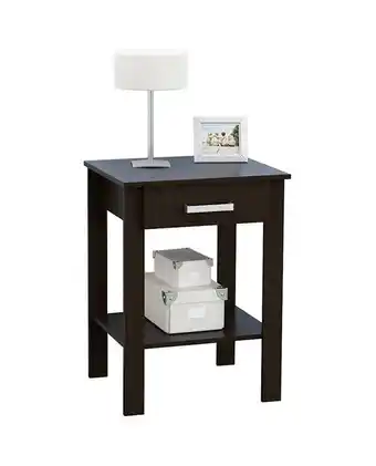 Tiendas EFE Velador damb con secciones - wengue oferta