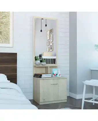 Tiendas EFE Velador multifuncional z-54 - rovere / blanco oferta