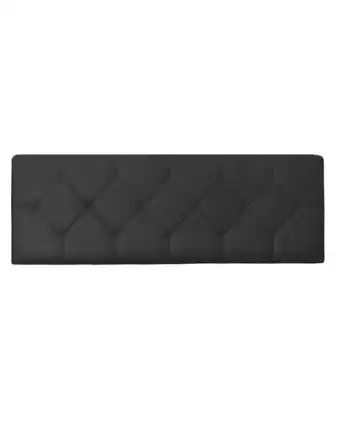 Tiendas EFE Cabecera villa hogar rombo 2 plazas negro oferta
