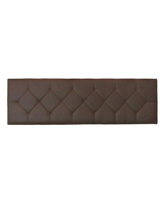 Tiendas EFE Cabecera villa hogar rombo large king marrón oferta