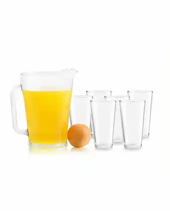 Tiendas EFE Juego de jarra y vasos glassia casale 7 piezas oferta
