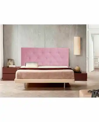 Tiendas EFE Cabecera club hogar lin 2 plazas - rosado oferta