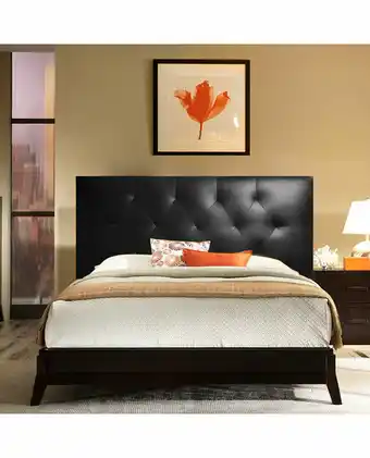 Tiendas EFE Cabecera club hogar líneas 2 plazas - negro oferta