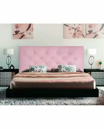 Tiendas EFE Cabecera club hogar london 1.5 plazas - rosado oferta