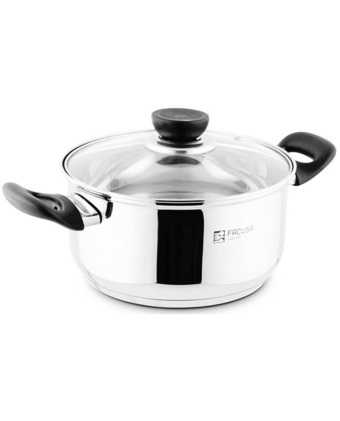 Tiendas EFE Olla facusa n°18 tapa de vidrio oferta