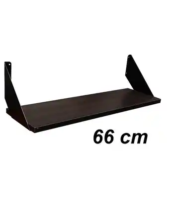Tiendas EFE Repisa básica de 66 x 20 cm muebles yanira- wengue oferta