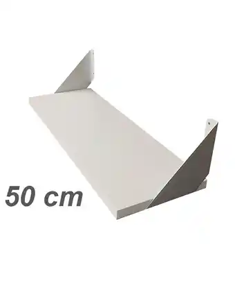 Tiendas EFE Repisa básica de 50 x 20 cm muebles yanira- blanco oferta
