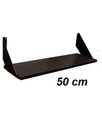 Tiendas EFE Repisa básica de 50 x 20 cm muebles yanira- wengue oferta